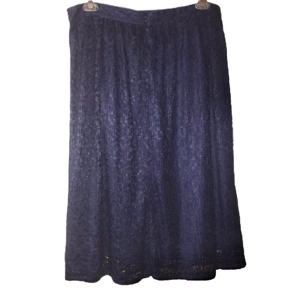 Michael Kors Pleated Lace Skirt - Size 14 - Picture 1 of 7